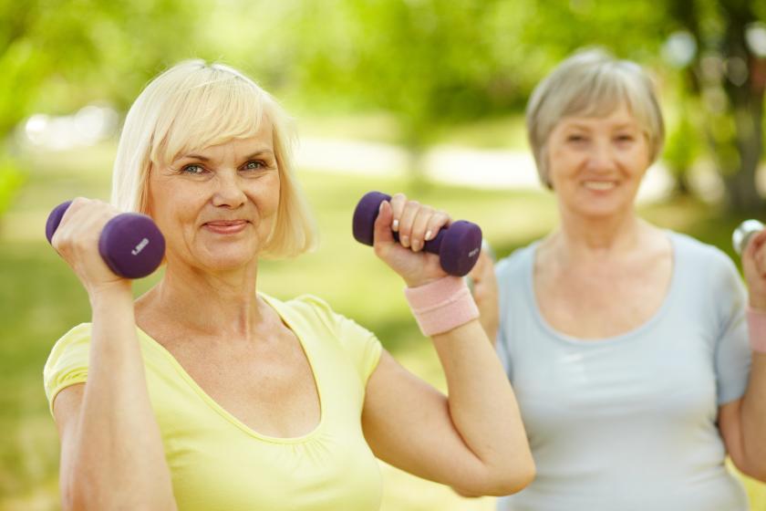 Low impact exercising for seniors 